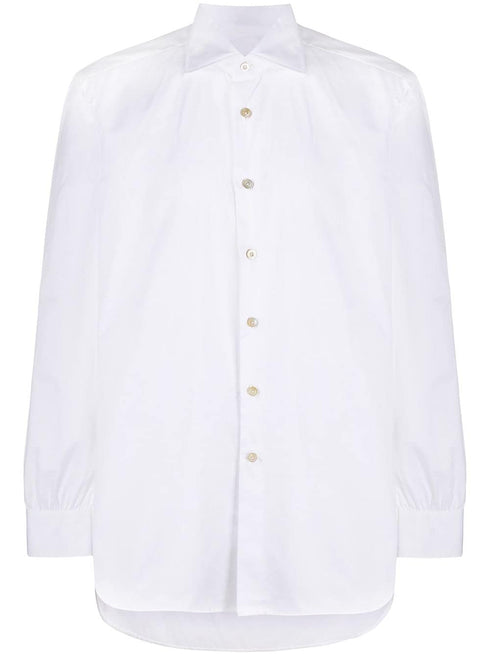 spread-collar shirt